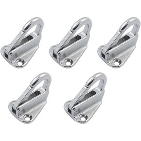 316 Stainless Steel Fender Hooks Boat Hardware Clothes Fender Hanger Hooks of 5 Pcs