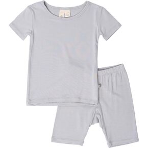 KYTE BABY, Short Sleeve Toddler Pajama Set, 97% Rayon made from Bamboo, 3% Spandex