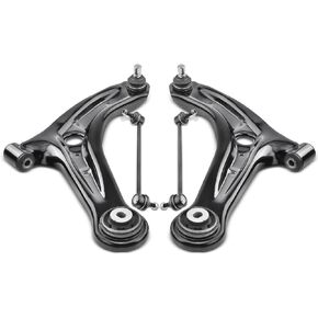 A-Premium 4Pcs Front Suspension Kit, Lower Control Arm Front Sway Bar Links, Compatible with Mazda 2 2011 2012 2013 2014