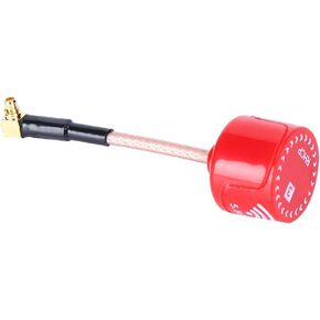 High Gain Antenna 5.8Ghz LHCP Drone RC Parts Accessory for FPV Racing Red (MMCX Elbow) in Kuwait