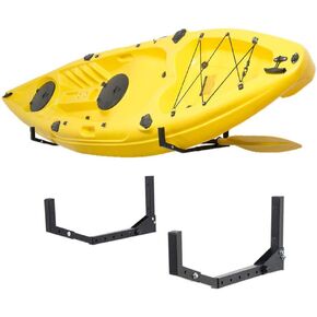 Wallmaster Kayak Storage Hooks Hangers, Adjustable Kayak Garage Storage Rack Wall Mount Heavy Duty Hooks for Canoe, Kayak, Paddle Board, Surfboard, Snowboard