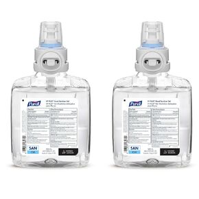 PURELL VF PLUS Hand Sanitizer Gel, Fragrance Free, 1200 mL Refill for PURELL CS8 Automatic Hand Sanitizer Dispenser (Pack of 2) – 7899-02