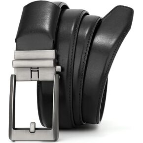Men's Ratchet Belts Mens Leather Dress Belt for Jeans Casual Work Adjustable Golf Belts Gifts for Men Ratchet Belt
