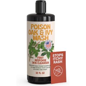 (32 أونصة) تخفيف اللبلاب السام سريع المفعول - منظف صابون البلوط السام والسماق واللبلاب السام - صنع في الولايات المتحدة الأمريكية - منتجات تخفيف اللبلاب السام - إزالة ومنع الطفح الجلدي الناتج عن زيت نبات اللبلاب السام ورائحة الظربان in Kuwait