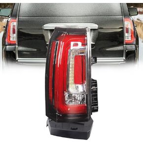 Dasbecan Left driver side tail light LED Tail Light Assembly Compatible with 2015-2020 GMC Yukon and Yukon XL