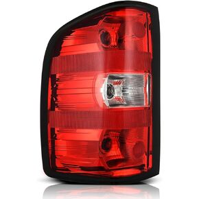 AUTOSAVER88 Left Driver Side Rear Taillight Brake Lamp With Bulb Compatible with 2007-2013 Chevy Silverado 1500/2500HD/3500HD(Not Fits 2007 Classic Models),12-14 GMC Sierra 2500HD,07-14 Sierra 3500HD