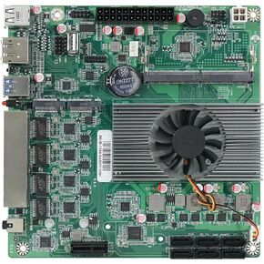 N100 Industrial Motherboard NAS 4 Cores 4 Threads Low Power Processor 4x2.5G i226 Network M.2 Slot 6xSATA DP HDMI 2.0 PCIE ×1 .1*M2_ SSD NVME/NGFF+ 1*M.2_ NVME