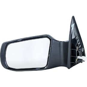 Dependable Direct Left Driver Side Non-Heated, Power Operated, Manual Folding, Unpainted Door Mirror for 07-2011 (2012 Sedan Only) Nissan Altima NI1320163