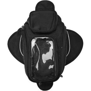 Aramox Universal Motorcycle Motorbike Tank Bag Decorative Backpack Waterproof Oxford Cloth for Riding