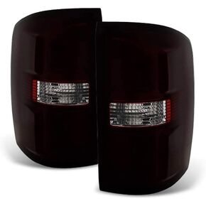 ACANII - For Red Smoke 2014 2015 2016 2017 2018 GMC Sierra 1500 Tail Lights Brake Lamps Left+Right