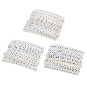 1500pcs 0603 0805 1206 SMD Resistor Kit 620R-12K 5% 25values 20each Resistor Compatible Arduino DIY Resistor Sample Kit