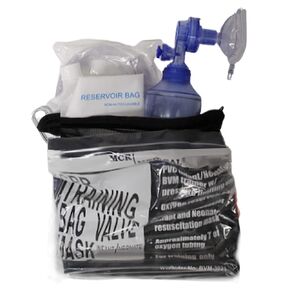 CPR Training Bag Valve Mask (BVM) INFANT in Mesh Bag, BVM-3021-001