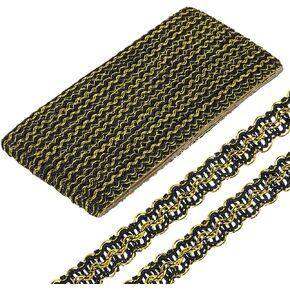 uxcell 13 Yard Gimp Braid Trim 3/8 Inch Polyester Woven Braid Trim Upholstery Trim Decorative Gimp Trim for DIY Crafts Sewing Curtain Slipcover Home Decor, Purple
