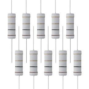 10 PCS 30 Ohm Resistor Axial Lead, 5W 5% Tolerance Metal Oxide Film Resistor, Flame Proof for DIY Electronic, Audio-Video Projects