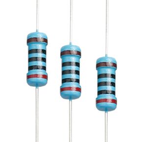 100pcs 680 ohm Resistor 1W, 1 Watt ±1% Tolerance Metal Film Fixed Resistor, Multiple Values of Resistance Optional