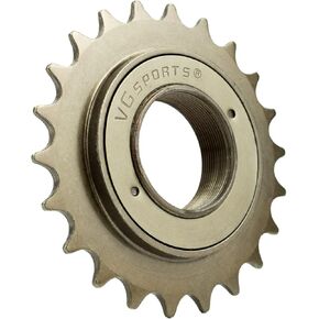 VG SPORTS Single Speed Bike Freewheel, 16T/18T/20T/22T/24T Compatible with 1/2'' x 1/8'' Bicycle Freewheel Threaded Type Freehub Replacement Parts