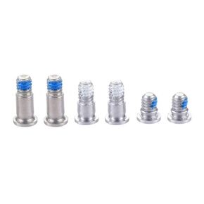 Replacement 6pcs/set Bottom case Screws + 1pcs 5 point Pentalobe Screwdriver for MacBook Pro Retina 13'' A1708 EMC 2978 EMC 3164 2016-2017, A2159 A2289 EMC 3456 EMC 3301, A2338 M1 EMC 3578 2020 (Grey)