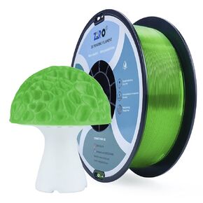 ZIRO PLA Translucent Filament 1.75mm,3D Printer Filament PLA PRO Translucent Series 1.75 1KG(2.2lbs), Dimensional Accuracy +/- 0.03mm,Translucent Red