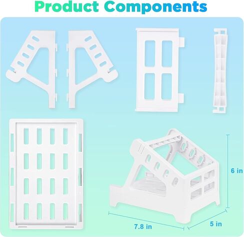 NADAMOO Shipping Label Holder for Roll and Fanfold Thermal Labels Work with Desktop Label Printer in Kuwait