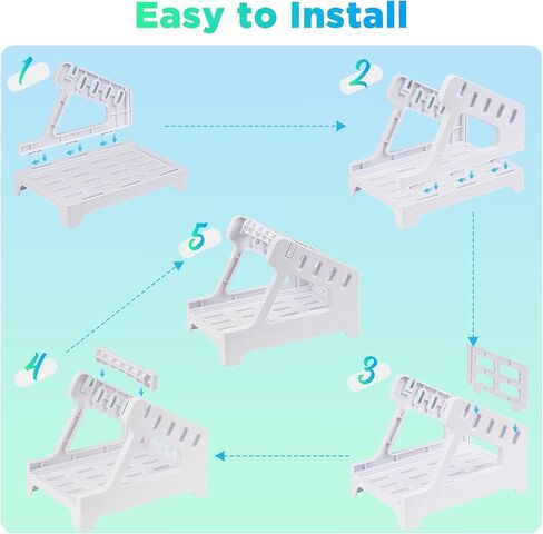 NADAMOO Shipping Label Holder for Roll and Fanfold Thermal Labels Work with Desktop Label Printer in Kuwait