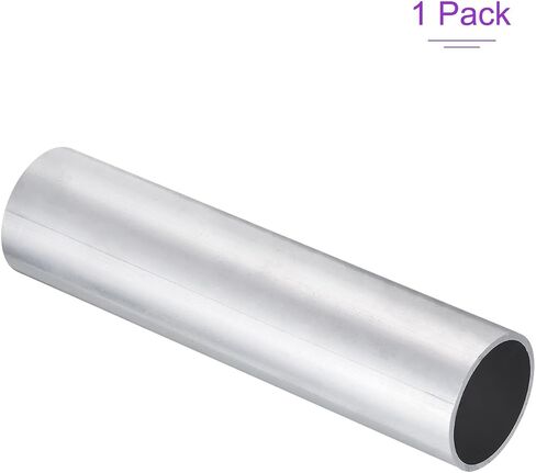 DMiotech (50 مم OD × 45 مم معرف) 6061 أنبوب دائري من الألومنيوم بطول 200 مم صناعة الأنابيب المعدنية لمشاريع بناء إطار الآلات DIY in Kuwait