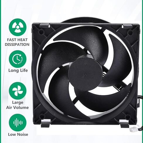 Internal Cooling Fan for Xbox One Game Console, DC 12V Heat Exhauster Fan Cooler Replacement Part Kit(Xbox one) in Kuwait