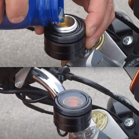 Motorcycle Chain Lubricator Oiler Auto Hand Control Motorbike Bike Oil Cup Part Motorbike Lubrication System Modified Accessories Manual Control in Saudi Arabia