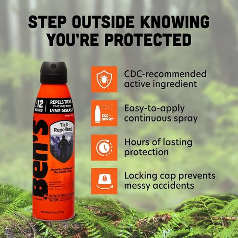 Bens Tick Repellent Picaridin spray 6oz in Saudi Arabia