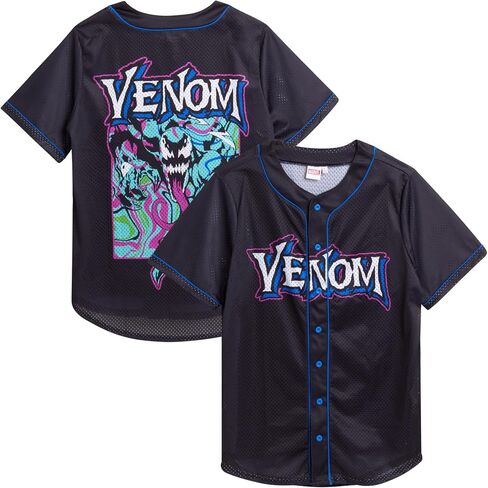 Marvel Unisex Avengers Baseball Jersey - Novelty Fashion Spider-Man Vintage Shirt - Jersey Top for Men and Women (S-4XL) in Saudi Arabia