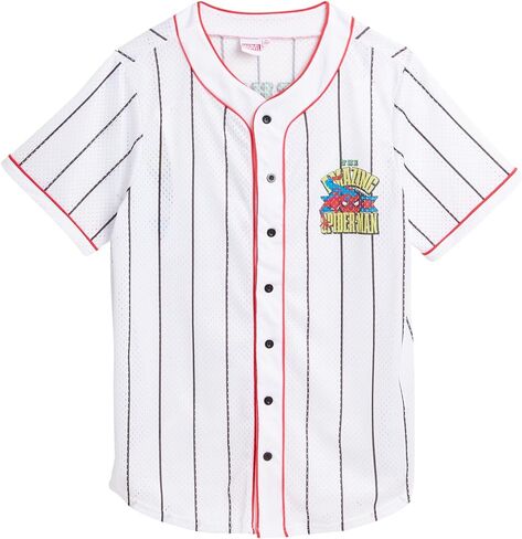 Marvel Unisex Avengers Baseball Jersey - Novelty Fashion Spider-Man Vintage Shirt - Jersey Top for Men and Women (S-4XL) in Saudi Arabia