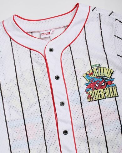 Marvel Unisex Avengers Baseball Jersey - Novelty Fashion Spider-Man Vintage Shirt - Jersey Top for Men and Women (S-4XL) in Saudi Arabia