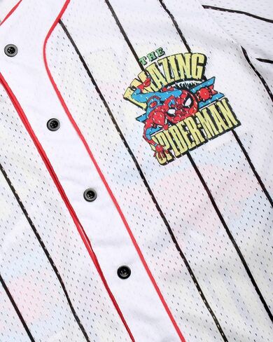 Marvel Unisex Avengers Baseball Jersey - Novelty Fashion Spider-Man Vintage Shirt - Jersey Top for Men and Women (S-4XL) in Saudi Arabia