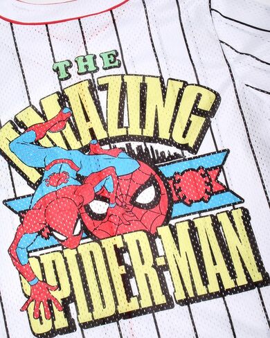 Marvel Unisex Avengers Baseball Jersey - Novelty Fashion Spider-Man Vintage Shirt - Jersey Top for Men and Women (S-4XL) in Saudi Arabia