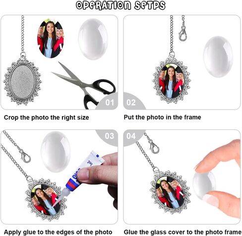 Graduation Cap Photo Charm, 4Pcs Class of 2024 College Gifts in Saudi Arabia