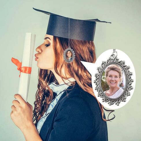 Graduation Cap Photo Charm, 4Pcs Class of 2024 College Gifts in Saudi Arabia