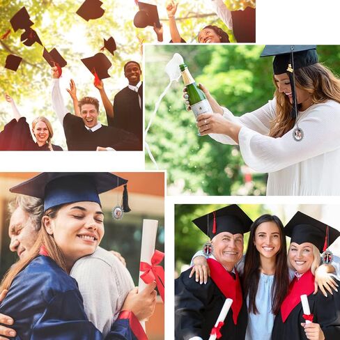 Graduation Cap Photo Charm, 4Pcs Class of 2024 College Gifts in Saudi Arabia