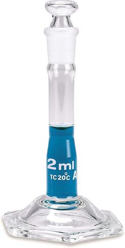 قوارير حجمية صغيرة من Vee Gee Scientific Sibata 2306A-2 فئة A سعة 2 مل مع سدادة زجاجية أرضية (عبوة من 6 قطع) in Saudi Arabia