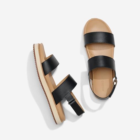Nisolo Go-To Flatform Sandals for Women - Great Spring & Summer Womens Wedge Sandals - Memory Foam & Shocking Absorbing Wedges for Women - Ultra Comfortable & Breathable Wedge Sandal - Easy On & Off in Saudi Arabia
