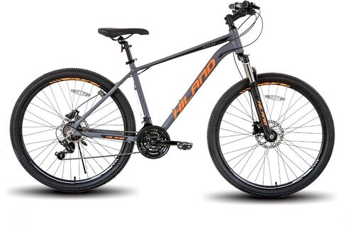 Hiland 27.5 inch Mountain Bike 21 Speeds, Lock-Out Suspension Fork, Aluminum 18 inch Frame Hydraulic Disc-Brake for Men Women Mens MTB Bicycle Adlut Bike in Saudi Arabia