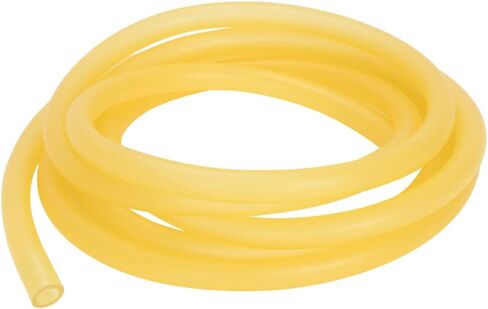 Rubber Tubing, Amber Latex Rubber Tube Natural Tube Rubber Hose 7/16 inch O.D. 5/16 inch I.D., Super Elastic and Durable (3 Feet) in Saudi Arabia
