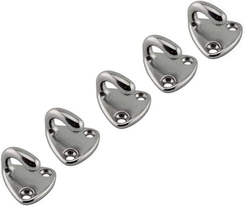 316 Stainless Steel Fender Hooks Boat Hardware Clothes Fender Hanger Hooks of 5 Pcs in Saudi Arabia