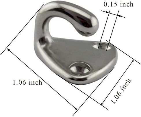 316 Stainless Steel Fender Hooks Boat Hardware Clothes Fender Hanger Hooks of 5 Pcs in Saudi Arabia