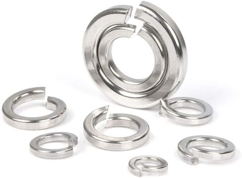 YXQ M12 سبليت قفل غسالات الربيع 304 الفولاذ المقاوم للصدأ طوقا الدائري ل M12 مسامير الربط (60 قطعة) in Kuwait