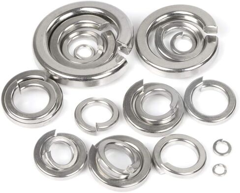 YXQ M12 سبليت قفل غسالات الربيع 304 الفولاذ المقاوم للصدأ طوقا الدائري ل M12 مسامير الربط (60 قطعة) in Kuwait