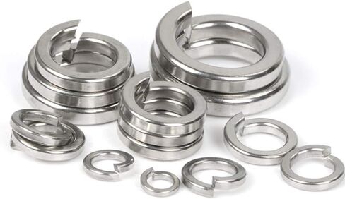 YXQ M12 سبليت قفل غسالات الربيع 304 الفولاذ المقاوم للصدأ طوقا الدائري ل M12 مسامير الربط (60 قطعة) in Kuwait