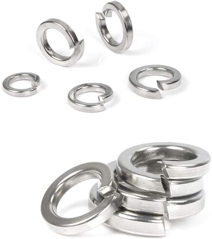 YXQ M12 سبليت قفل غسالات الربيع 304 الفولاذ المقاوم للصدأ طوقا الدائري ل M12 مسامير الربط (60 قطعة) in Kuwait