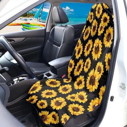 American FlagCar Front Seat Cover Towel Sweatproof Auto Bucket Seat Protector Multi-Use Car Accessories Decro Fit Yoga Running Crossfit Athletes Beach Swimming Outdoor Sports in Kuwait
