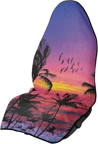 American FlagCar Front Seat Cover Towel Sweatproof Auto Bucket Seat Protector Multi-Use Car Accessories Decro Fit Yoga Running Crossfit Athletes Beach Swimming Outdoor Sports in Kuwait