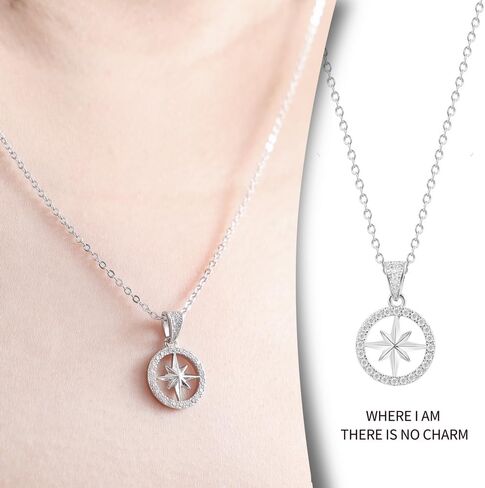 Straykids Compass Necklace SKZ Jewelry STAY Pendant KPOP Merch Cubic Zirconia 18K Gold Plated in Saudi Arabia