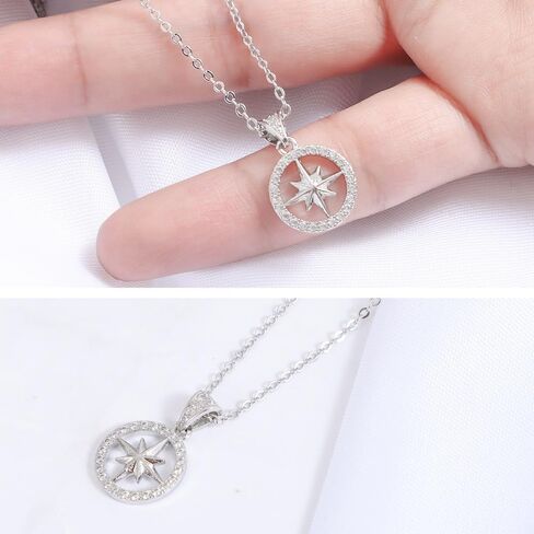 Straykids Compass Necklace SKZ Jewelry STAY Pendant KPOP Merch Cubic Zirconia 18K Gold Plated in Saudi Arabia